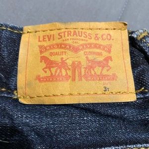 Little boys Levi Jean Shorts sz 3T
